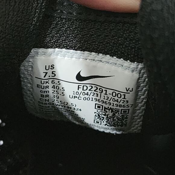 Nike Interact Run (FD2291-001) Men's Running Size Sneakers Size 8 Black - Picture 9 of 9